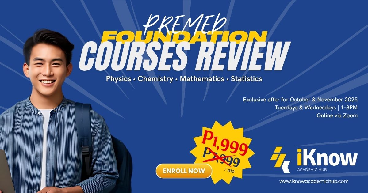 Premed PREMED Foundation Courses Review | iKnow Academic Hub